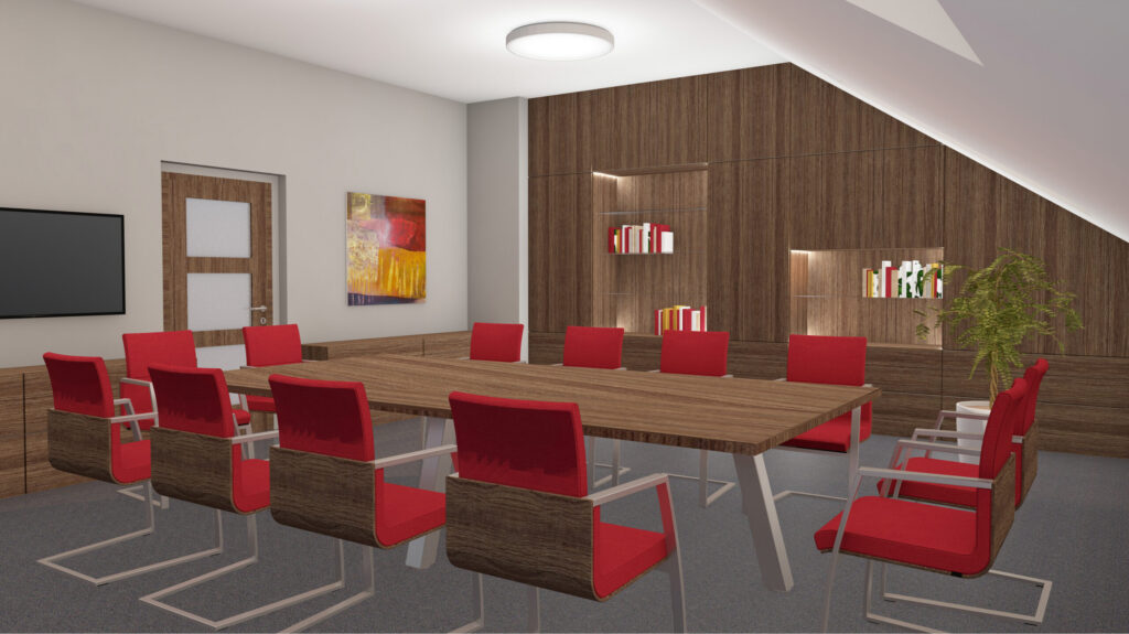 Interiér advokátní kanceláře