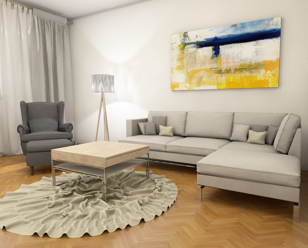 Rekonstrukce rodinného domu – obývací pokoj Ostrava-Poruba