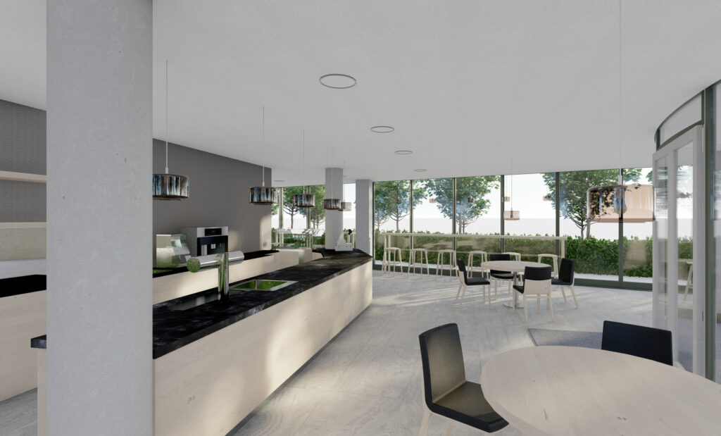 Interiér restaurace Pragel