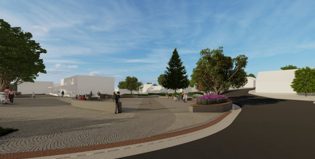 Nové centrum obce Velké Heraltice